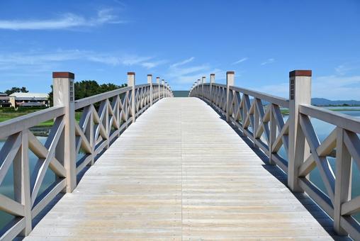 青森県鶴田町 鶴の舞橋 青森県鶴田町 鶴の舞橋の写真
