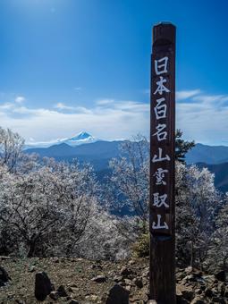 雲取山山頂 雲取山山頂の写真