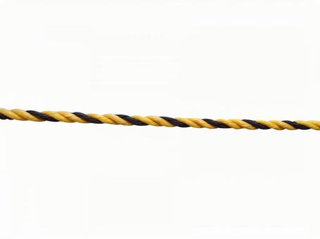 Yellow and black rope (trarope), JPG Yellow and black rope (trarope), 白背景, 削減, 黃色, JPG