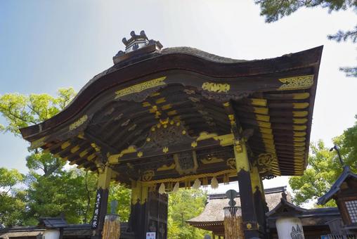 京都 豊国神社の唐門 京都 豊国神社の唐門 豊国神社,京都,豊臣秀吉の写真素材