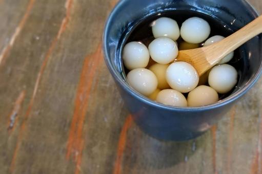 長崎県島原市の名物かんざらし 長崎県島原市の名物かんざらし かんざらし,長崎,島原の写真素材