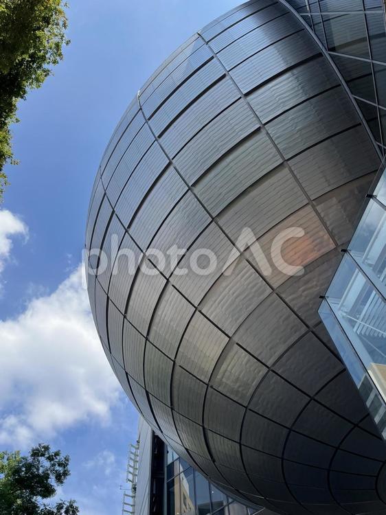 名古屋市科学館の球体 プラネタリウム,球体,宇宙の写真素材