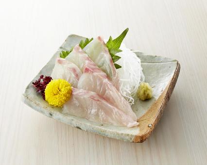鯛のお刺身 鯛のお刺身 刺身,鯛,たいの写真素材