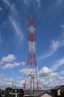 Transmission tower High voltage AC, JPG