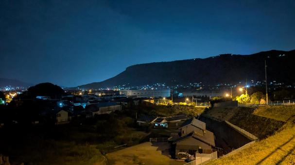 屋島 屋島 屋島,夜景,庵治半島の写真素材