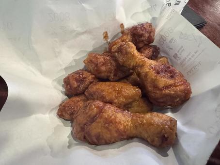 韓国のチキン チキン,韓国,ヤンニョムチキンの写真素材