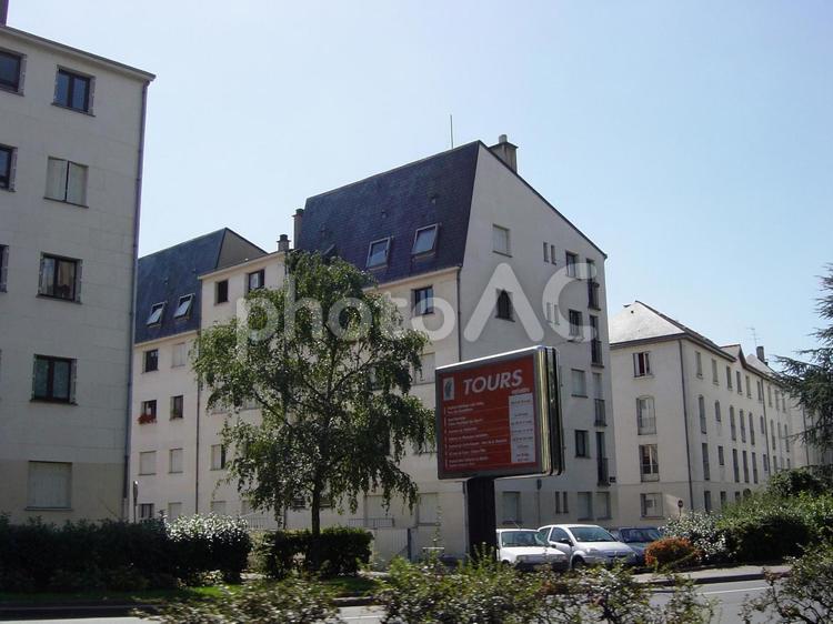 トゥールの街並み（フランス） フランス,ヨーロッパ,風景の写真素材