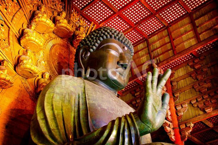 奈良の観光 東大寺の大仏殿のイメージ 奈良,大仏,観光の写真素材
