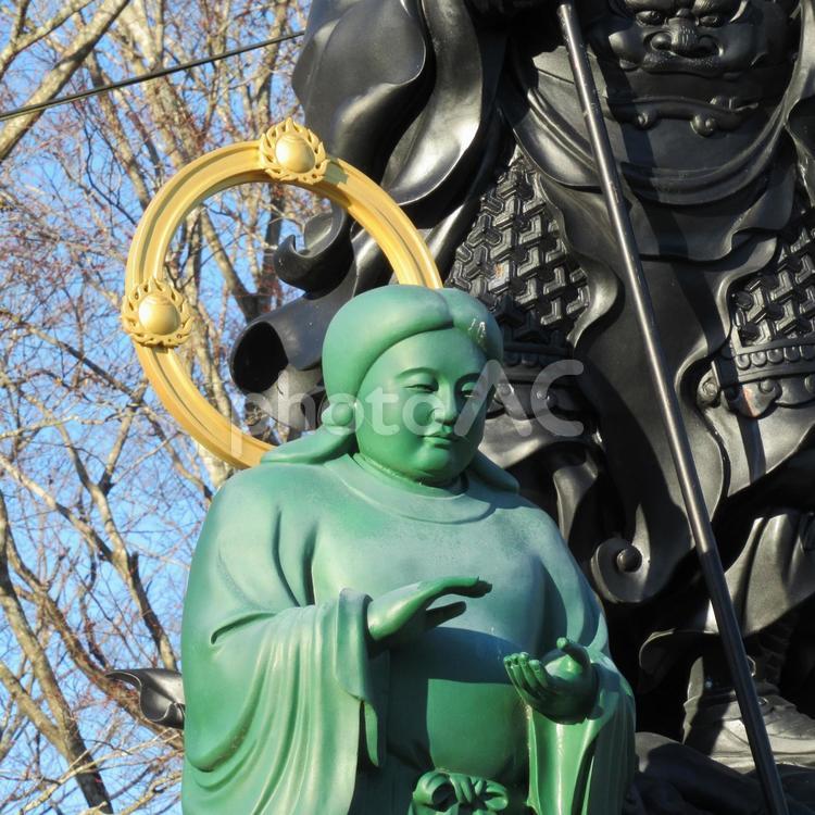 毘沙門山・毘沙門天に仕える従者その１ 毘沙門天,仕える,従者の写真素材