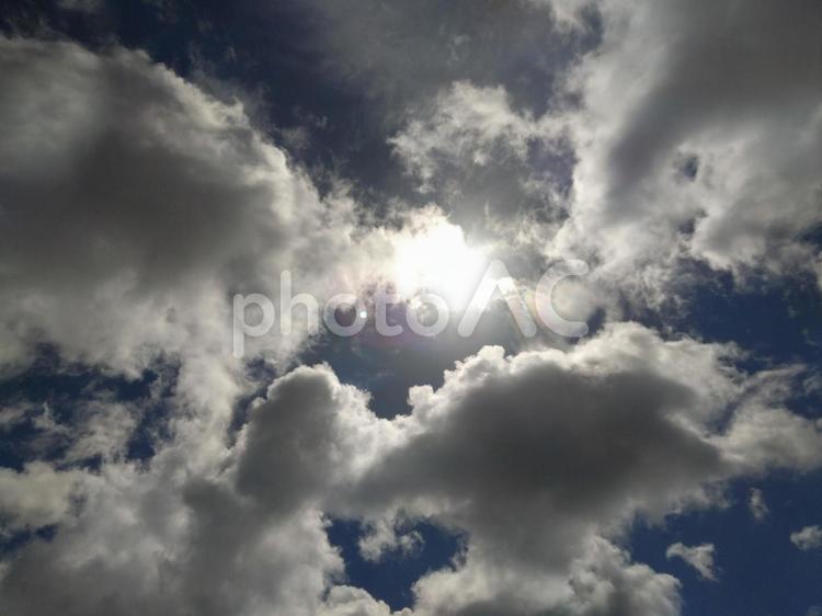 空 空,空模様,曇りの写真素材