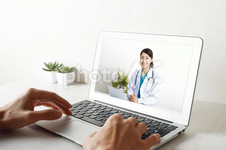 遠隔医療イメージ 遠隔,遠隔医療,遠隔診断の写真素材