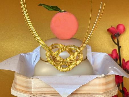 豪華な鏡餅 お正月,鏡餅,正月飾りの写真素材