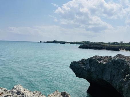 海 崖 海 崖の写真
