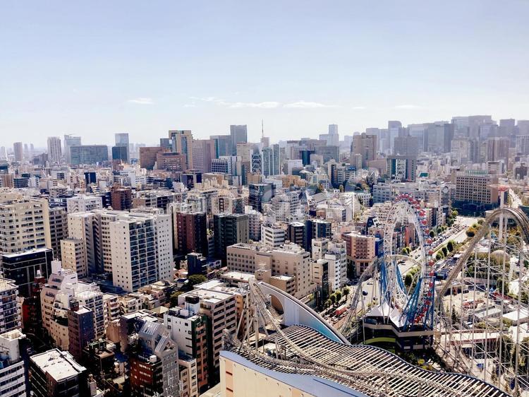 東京風景・文京区春日 春日,文京区,文京シビックセンターの写真素材