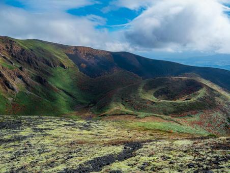 紅葉の秋田駒ケ岳 紅葉の秋田駒ケ岳の写真