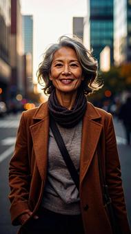 日本人女性_50代_60代 日本人女性_50代_60代の写真