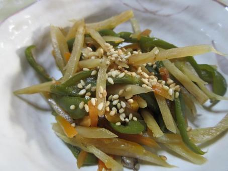 Photo, kibo burdock, carrot, burdock, 