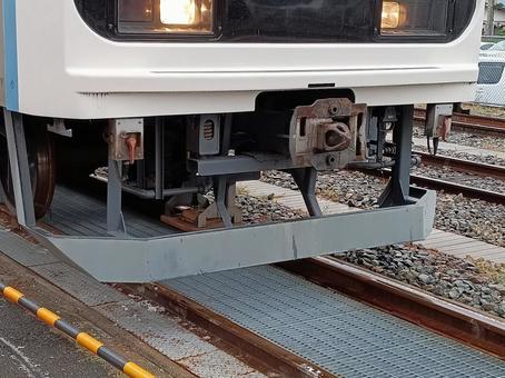 209系前面排障器 209系前面排障器 訓練車,jr東日本,jrの写真素材