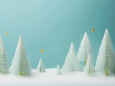 クリスマスツリーと星 クリスマスツリーと星の写真