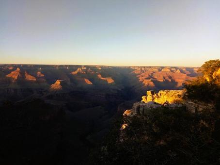 グランドキャニオンの夕暮れ グランドキャニオンの夕暮れ グランドキャニオン,夕暮れ,夕焼けの写真素材