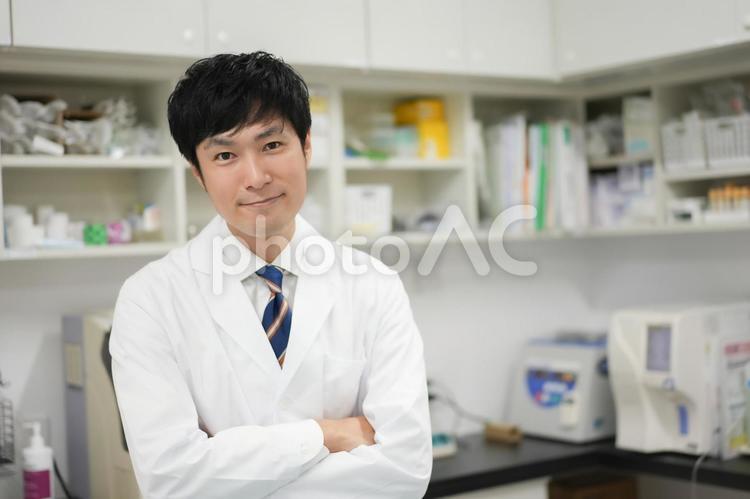 病院の白衣のお医者さん 医師,医者,医療の写真素材