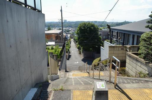 View from the staircase, in tokyo, day, drama, JPG