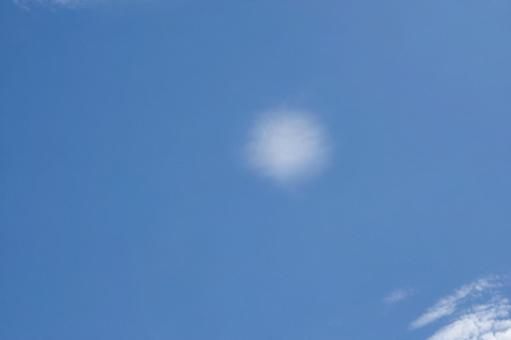 round cloud, naturalmente, céu azul, cenário, JPG