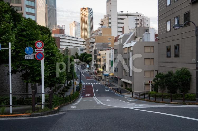 薬研坂1 薬研坂,やげんざか,赤坂の写真素材