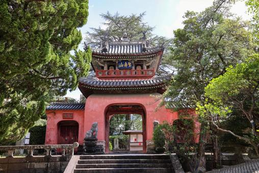 崇福寺三門(楼門) 崇福寺三門(楼門)の写真