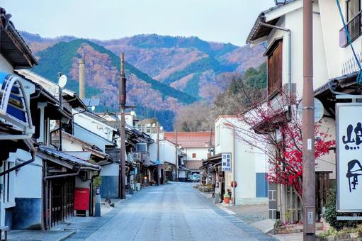 岡山県真庭市の勝山町並み保存地区 岡山県真庭市の勝山町並み保存地区の写真