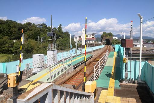 阿佐海岸鉄道、海部駅、ホーム 阿佐海岸鉄道、海部駅、ホーム 阿佐海岸鉄道,阿佐東線,dmvの写真素材