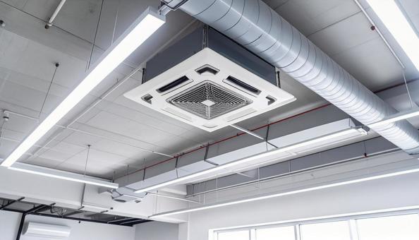 天井の照明 天井の照明の写真