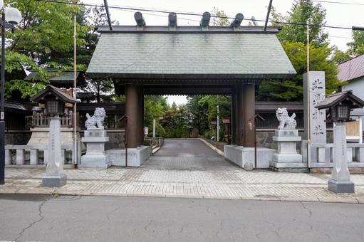 北見神社入口 北見神社入口 北見神社,9月,秋の写真素材