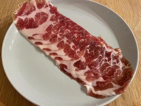 生ハム 洋食,素材,背景の写真素材