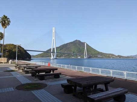 多々羅大橋＠しまなみ海道大三島～生口島 多々羅大橋,橋,斜張橋の写真素材