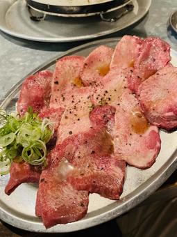 焼肉 焼肉 焼肉,タン,牛タンの写真素材