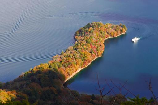 Photo, hatcho dejima, autumn leaves, autumn, 