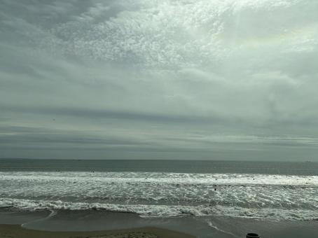湘南の海_藤沢・江の島周辺_2 湘南の海_藤沢・江の島周辺_2 海,湘南,波の写真素材