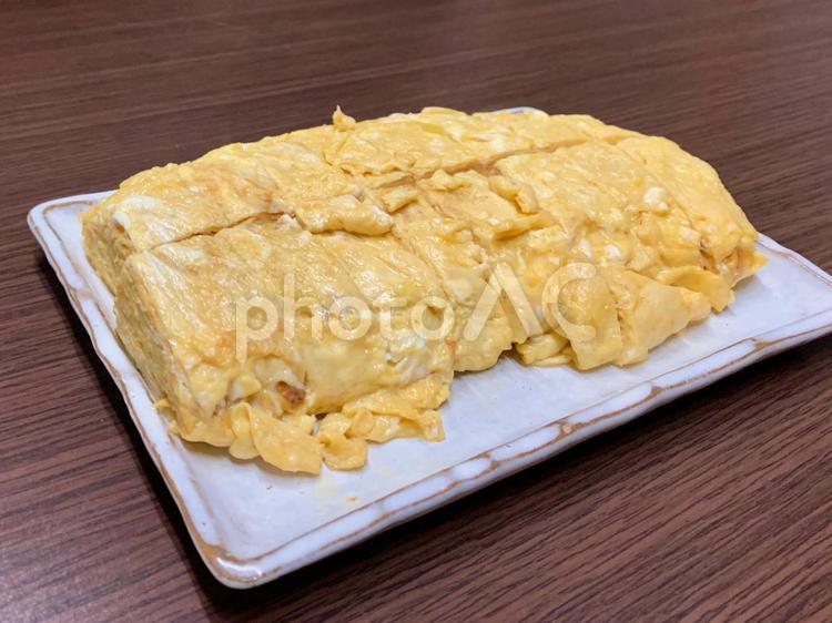 厚焼き卵 厚焼き卵,黄色,ビタミンの写真素材