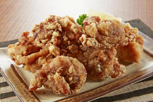 から揚げ(一品料理) から揚げ(一品料理) から揚げ,鶏カラ,鶏肉の写真素材