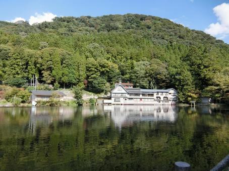 大分 湯布院 金鱗湖1 大分 湯布院 金鱗湖1の写真