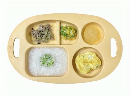 離乳食 離乳食 離乳食,手作り,食事の写真素材