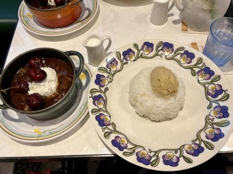 日本、東京の洋食屋の絶品欧風カレー 日本、東京の洋食屋の絶品欧風カレーの写真