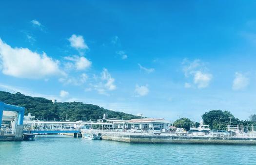 夏の港 夏の港の写真