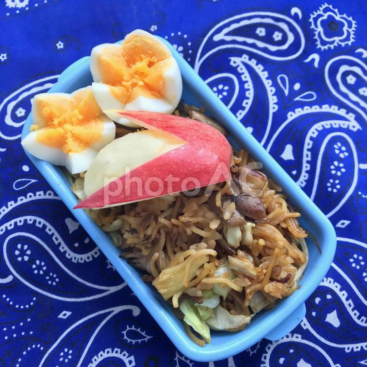 弁当　イメージ 弁当,そば飯,手作りの写真素材
