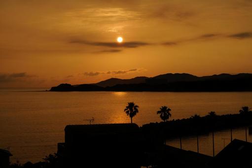 夕陽百選 埴田崎の写真