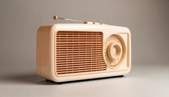 レトロなトランジスタラジオの写真