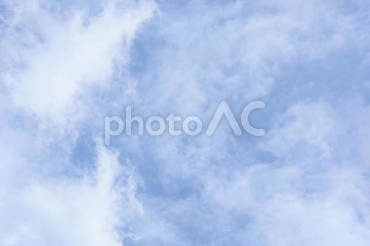青空と雲の景色 風景,癒し,空の写真素材