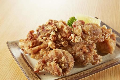 から揚げ(一品料理) から揚げ(一品料理) から揚げ,鶏カラ,鶏肉の写真素材