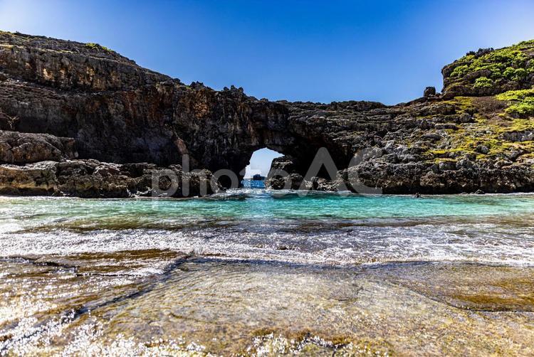 小笠原諸島・父島　南島の風景 父島,小笠原諸島,南島の写真素材